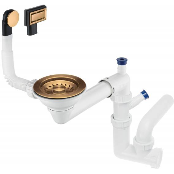 Obrázok pre 1-Bowl Sink Waste Space-Saver Trap