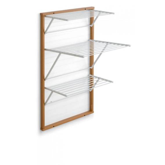 Obrázok pre ARREDAMENTI KARIM Wall-mounted drying rack - 63 x 68 cm, Brown