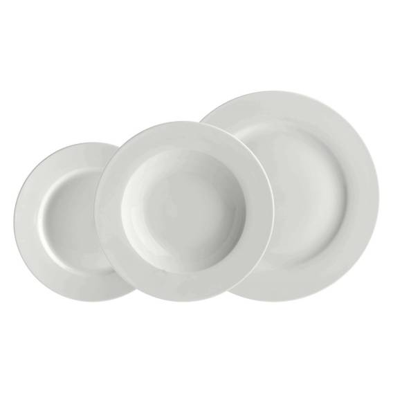 Obrázok pre Set of 12 rimmed plates