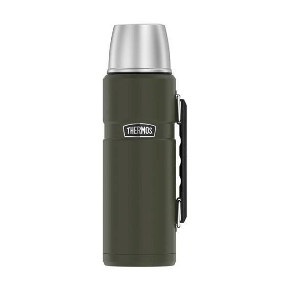 Obrázok pre Termoska s držákem na nápoje  1,2l THERMOS – vojenská zelená