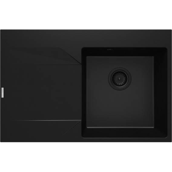 Obrázok pre Granite 1-bowl sink with drainer - left
