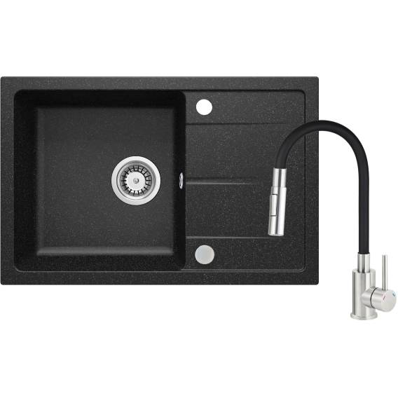 Obrázok pre Granite sink with faucet and flexible spout