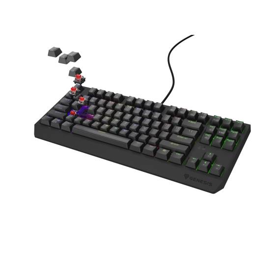 Obrázok pre GENESIS Thor 230 TKL klávesnice Hraní USB QWERTY Černá