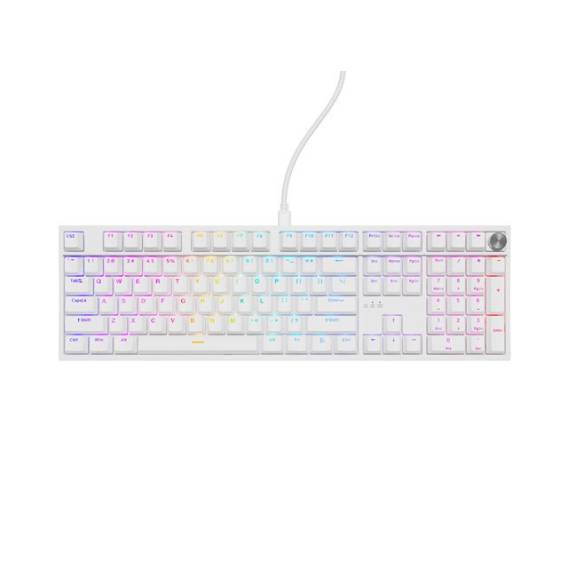 Obrázok pre GENESIS NKG-2300 klávesnice Univerzální USB QWERTY Anglický Bílá