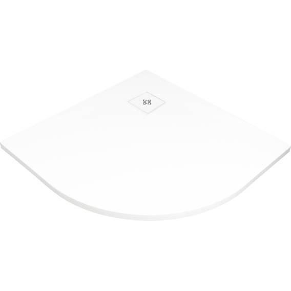 Obrázok pre Acrylic semicircular shower tray 90x90 cm