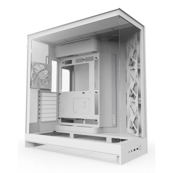 Obrázok pre NZXT H9 Flow Midi Tower Bílá