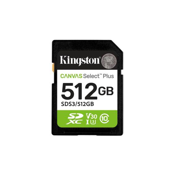 Obrázok pre Kingston Technology Canvas Select Plus Gen3 512 GB SD UHS-I Třída 10