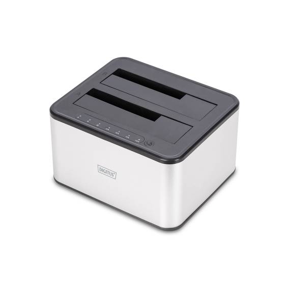 Obrázok pre Digitus DA-71540-2 dokovací stanice pro úložná zařízení USB 3.2 Gen 1 (3.1 Gen 1) Type-B Černá, Bílá