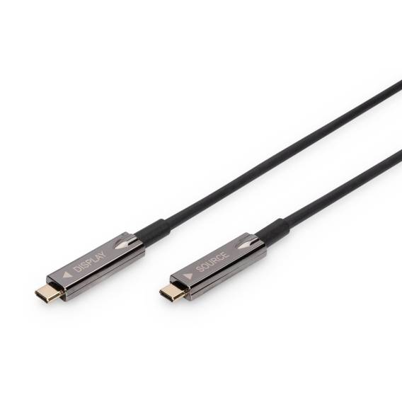 Obrázok pre Digitus AK-330160-150-S USB kabel USB 3.2 Gen 1 (3.1 Gen 1) 15 m USB C Černá