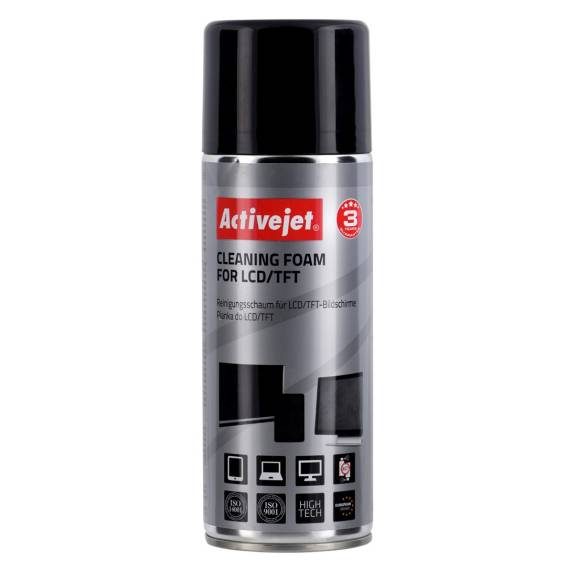 Obrázok pre Activejet AOC-105 souprava pro čištění počítače LCD/LED/Plasma, LCD/TFT/Plazma, Zástěny/plasty Pěna na čištění zařízení 400 ml
