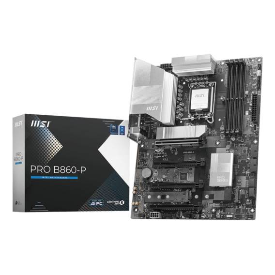Obrázok pre MSI PRO B860-P základní deska Intel B860 LGA 1851 (Socket V1) ATX