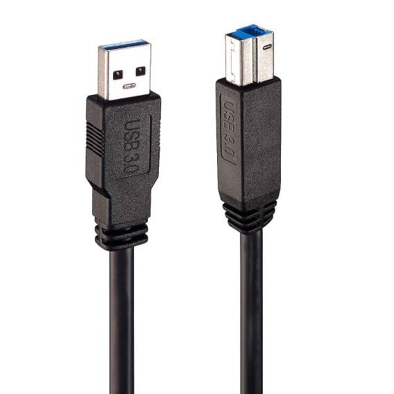 Obrázok pre Lindy 43098 USB kabel USB 3.2 Gen 1 (3.1 Gen 1) 10 m USB A USB B Černá