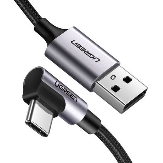 Obrázok pre Ugreen 50940 USB kabel USB 2.0 1 m USB A USB C Černá, Stříbrná