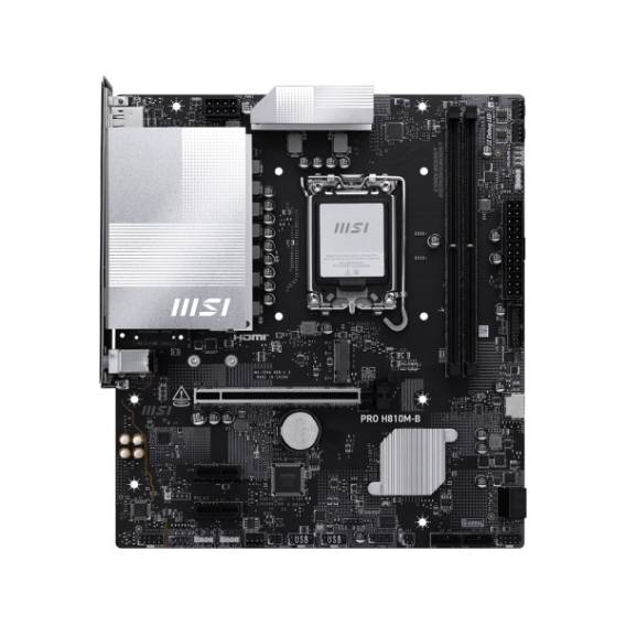 Obrázok pre MSI PRO H810M-B základní deska Intel H810 LGA 1851 (Socket V1) Micro ATX
