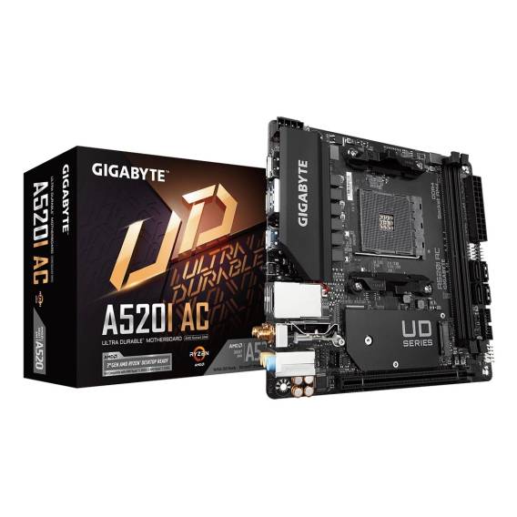 Obrázok pre GIGABYTE A520I AC základní deska AMD A520 Socket AM4 Mini ITX