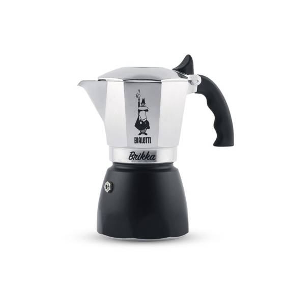 Obrázok pre Bialetti Brikka Moka konvička 0,17 l Černá, Nerezová ocel