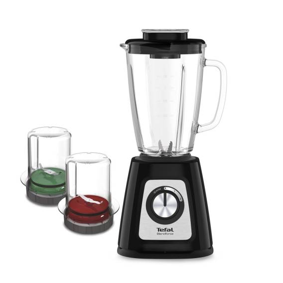 Obrázok pre Tefal BlendForce II BL4388 mixér 1,25 l Stojací mixér 800 W Černá, Broušená ocel