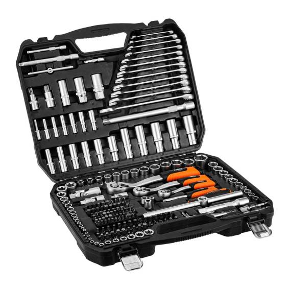 Obrázok pre Socket wrench set 1/2", 3/8", 1/4", 220 pcs.