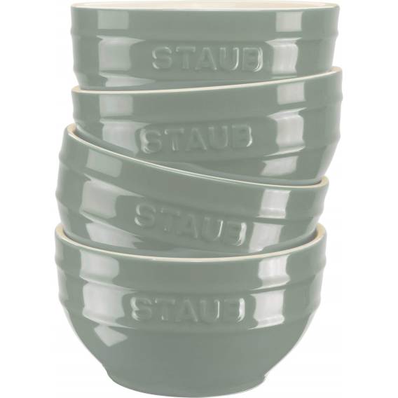 Obrázok pre STAUB SERVING Set of 4 bowls 14 cm, eucalyptus