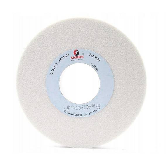 Obrázok pre ANDRE FLAT GRINDING WHEEL 250mm x 25mm x 76mm 99AY46K7VE01-35 WHITE "TYPE 1"