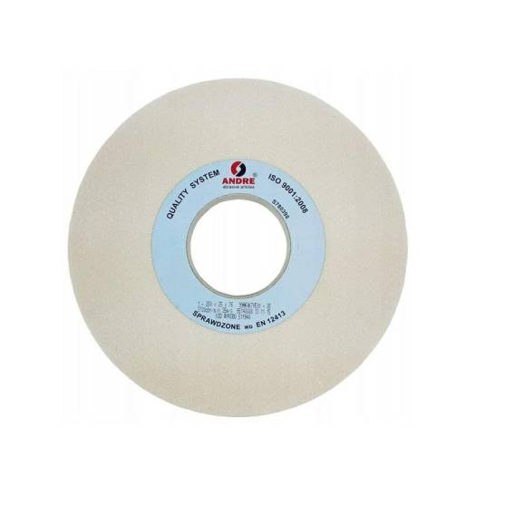 Obrázok pre ANDRE FLAT GRINDING WHEEL 250mm x 25mm x 76mm 99A80K7VE01-35 WHITE "TYPE 1"