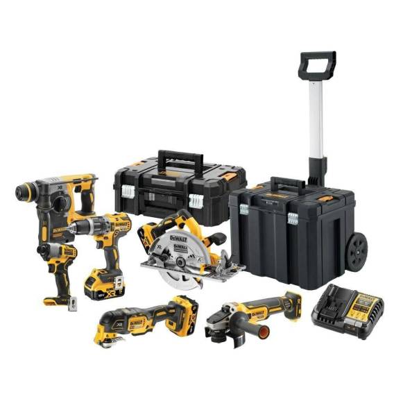 Obrázok pre 18V XR tool set 6-pcs 3x5Ah TSTAK
