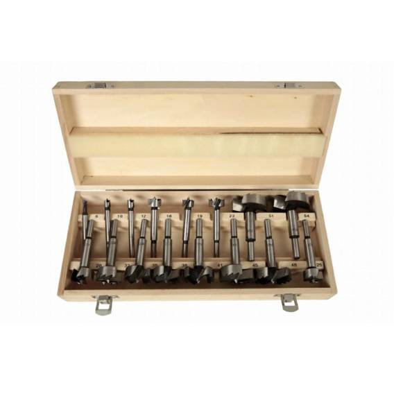 Obrázok pre Wood drill bits 6-54mm/16pcs/Silver