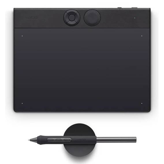 Obrázok pre Wacom Intuos Pro Small – 2025 grafický tablet Černá 187 x 105 mm USB/Bluetooth