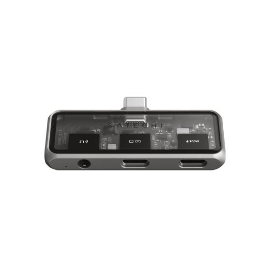 Obrázok pre Satechi ST-HXRAJM dokovací stanice/replikátor portů USB 3.2 Gen 2 (3.1 Gen 2) Type-C Šedá