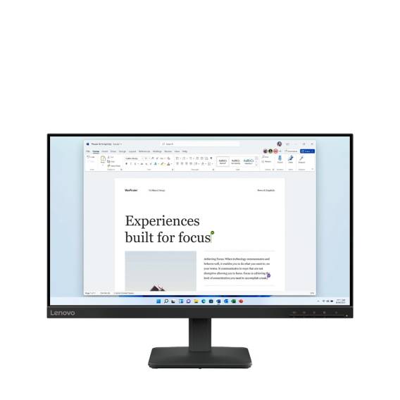 Obrázok pre Lenovo L24-4e počítačový monitor 60,5 cm (23.8") 1920 x 1080 px Full HD LCD Černá