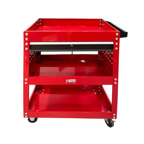 Obrázok pre Metal workshop cart 3 levels + 1 drawer