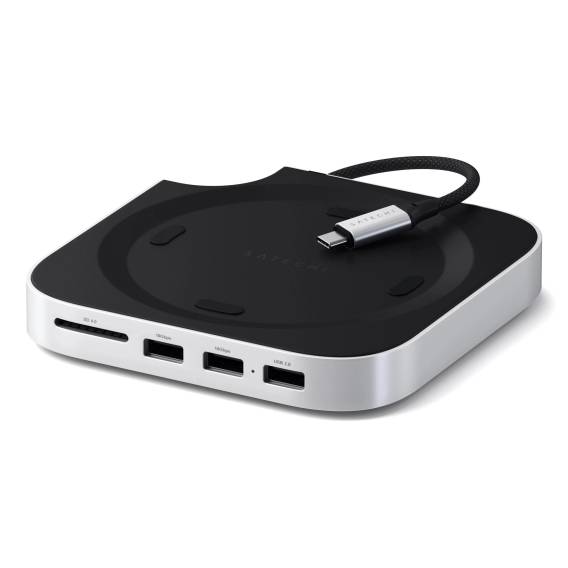 Obrázok pre Satechi ST-GNMMES dokovací stanice/replikátor portů Kabel USB 3.2 Gen 2 (3.1 Gen 2) Type-C Stříbrná