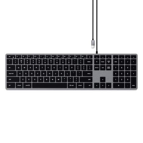 Obrázok pre Satechi Slim W3 klávesnice Univerzální USB QWERTY Anglický Hliník, Černá