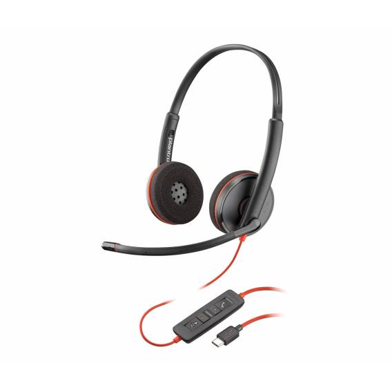 Obrázok pre HP Poly Stereofonní náhlavní souprava Poly Blackwire 3220 USB-C + adaptér USB-C/A