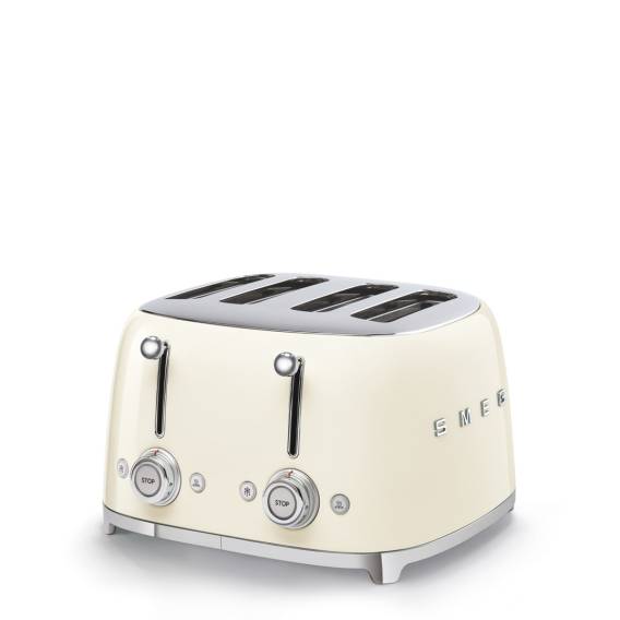 Obrázok pre Smeg TSF03CREU toustovač 6 4 krajíců 2000 W Krém