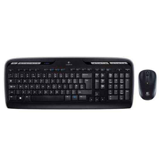 Obrázok pre Logitech MK330 klávesnice Obsahuje myš Kancelář USB QWERTY US Mezinárodní Černá