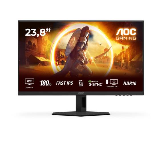Obrázok pre AOC G4 Q24G4RE počítačový monitor 60,5 cm (23.8") 2560 x 1440 px Quad HD LED Černá, Červená