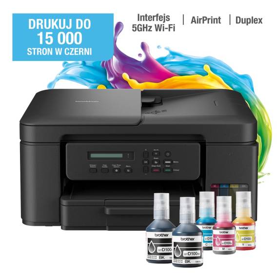 Obrázok pre Brother DCP-T730DW InkJet A4 6000 x 1200 DPI 27 str. za minutu Wi-Fi