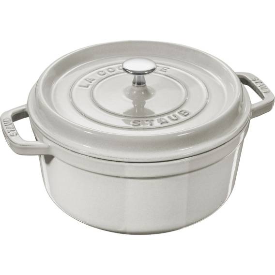 Obrázok pre Staub Round Cast Iron Pot - 1.7 ltr, White Truffle