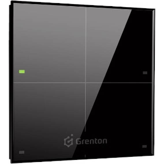 Obrázok pre Grenton touch panel / 4 touch fields / TF-Bus / black glass front