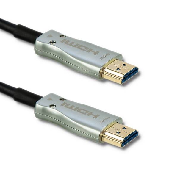 Obrázok pre Qoltec 50472 HDMI kabel 20 m HDMI Typ A (standardní) Černá, Stříbrná
