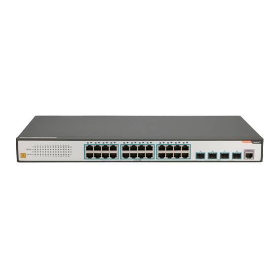 Obrázok pre FiberHome S4820-28T-X-AC síťový přepínač Řízený L2/L3 Gigabit Ethernet (10/100/1000) 1U Černá, Šedá