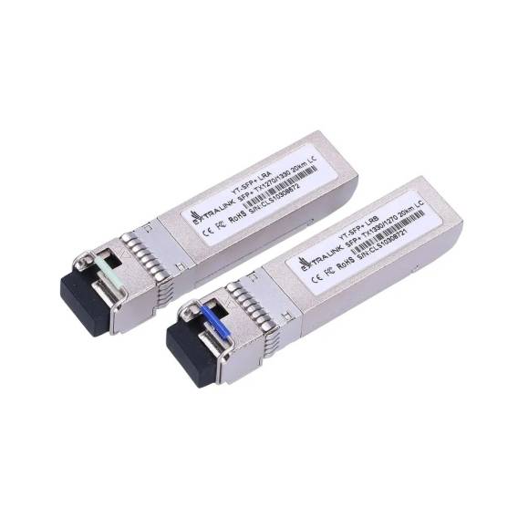 Obrázok pre Extralink Modul SFP+ WDM SFP+ 10G 10Gbps 1270/1330nm, single mode, 20km, LC, DOM, pár