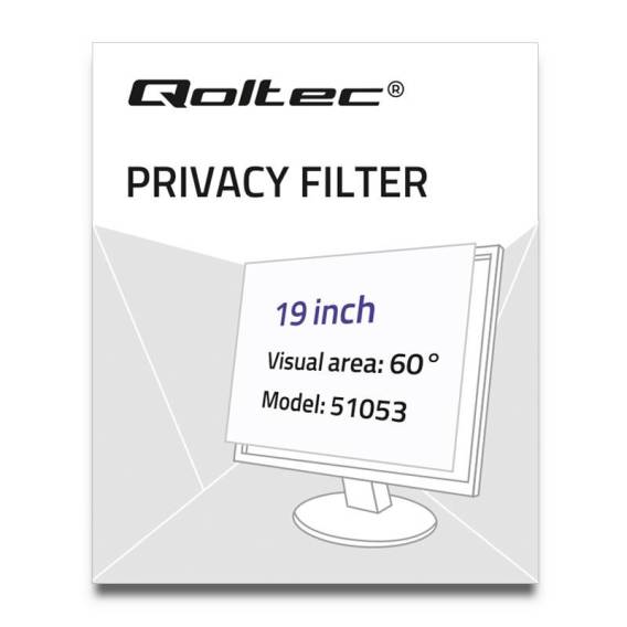 Obrázok pre Qoltec 51053 filtr na monitor 48,3 cm (19")