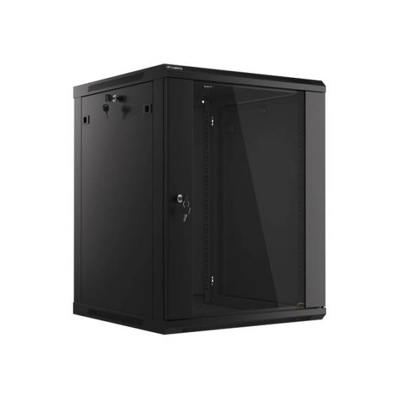 Obrázok pre Lanberg WF01-6615-10B rack 15U Nástěnný regál Černá