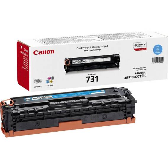 Obrázok pre Canon 731 tonerová náplň 1 kusů Originální Azurová
