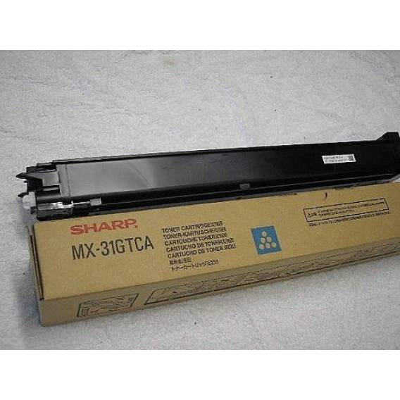 Obrázok pre Sharp MX-31GTCA tonerová náplň 1 kusů Originální Azurová