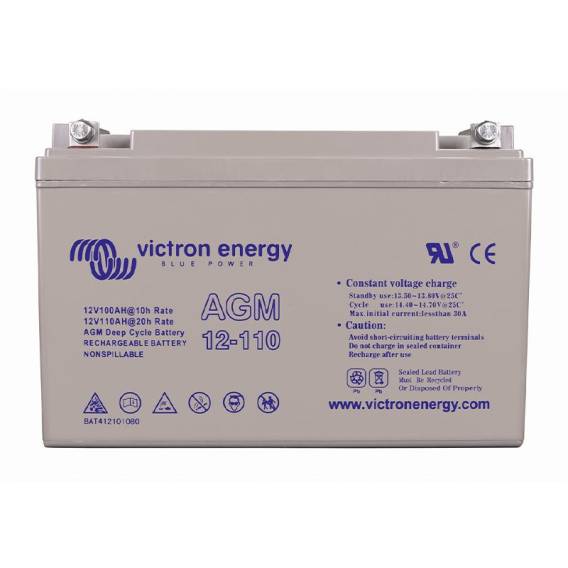 Obrázok pre 12V/110Ah AGM Deep Cycle Batt. (M8)