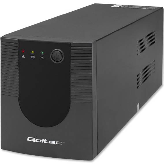 Obrázok pre Qoltec 53777 zdroj nepřerušovaného napětí Line-interaktivní 2 kVA 1200 W 4 AC zásuvky / AC zásuvek
