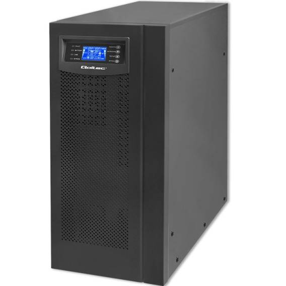 Obrázok pre Qoltec Zasilacz awaryjny UPS On-line | Pure Sine Wave | 6kVA | 4.8kW | LCD | USB